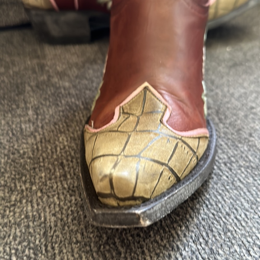 Old Gringo Stagecoach Sangria Boots 3345-1 - Picture 7 of 16